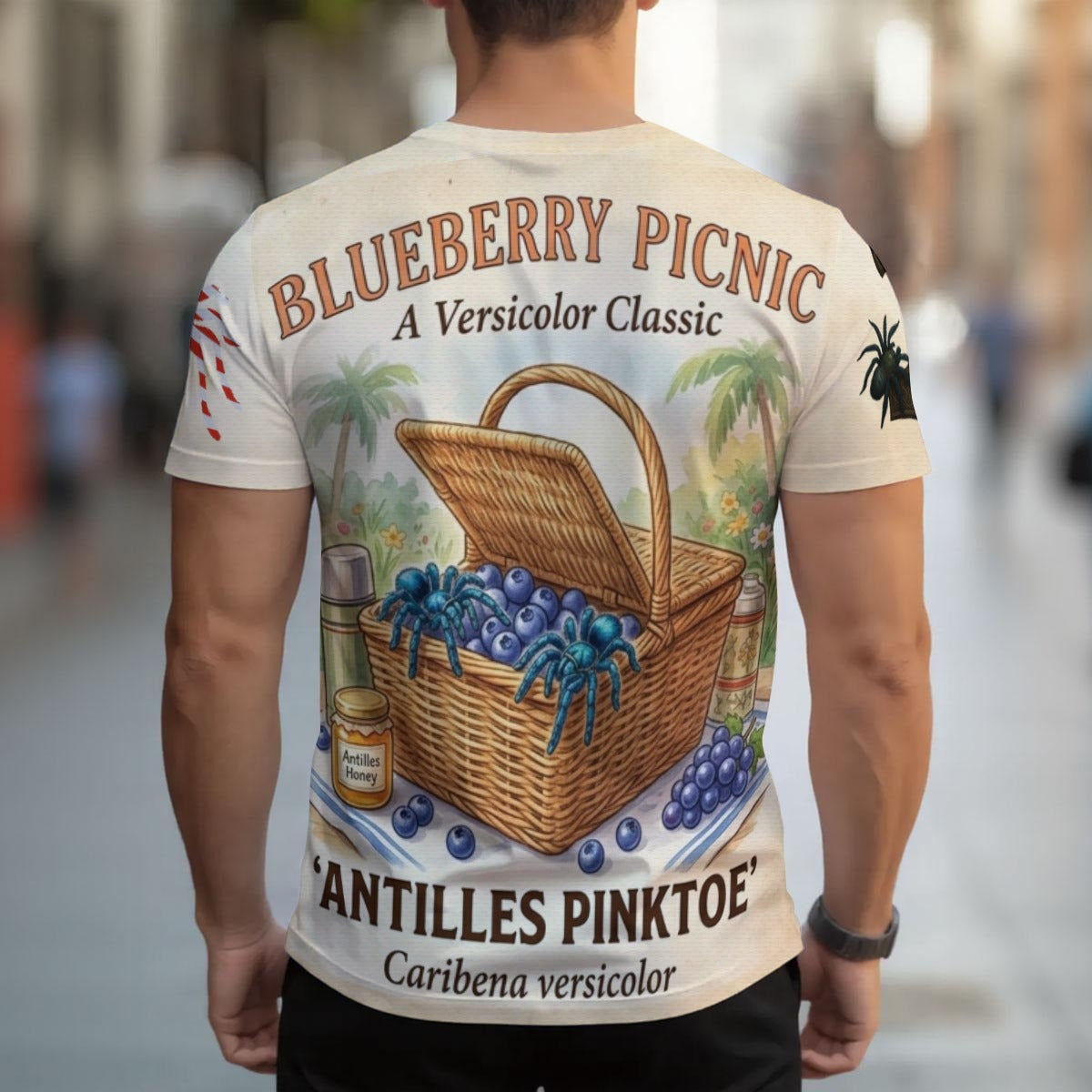 Versicolor basket Men's T-shirt | Birdseye