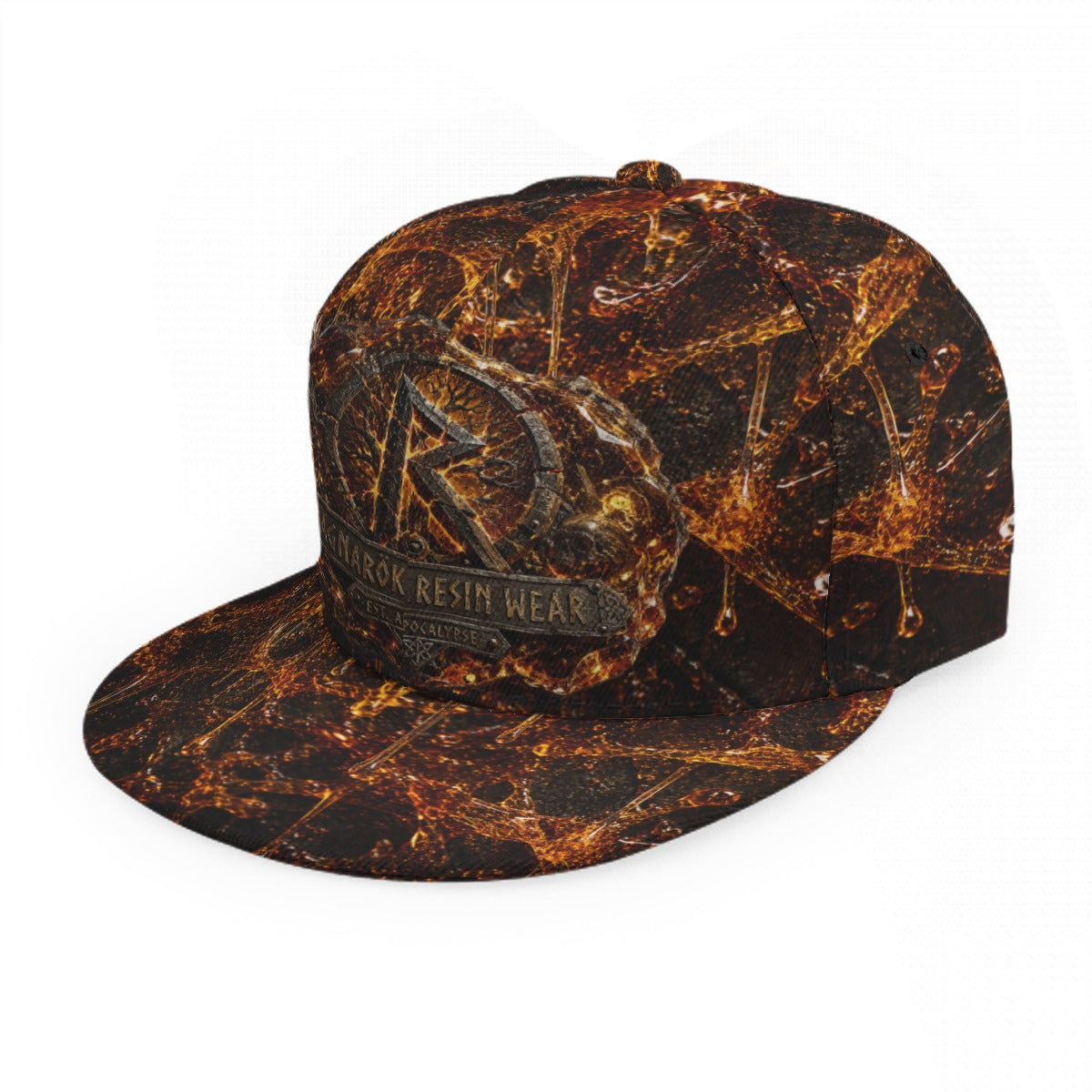 Baseball Cap With Flat Brim