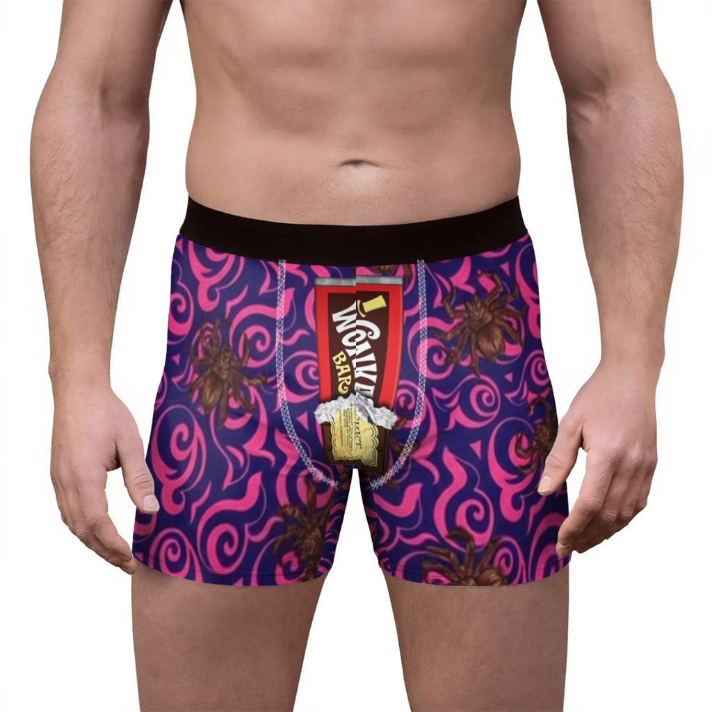 Chocolate Tarantula golden ticket Men's Stretch Boxer Briefs