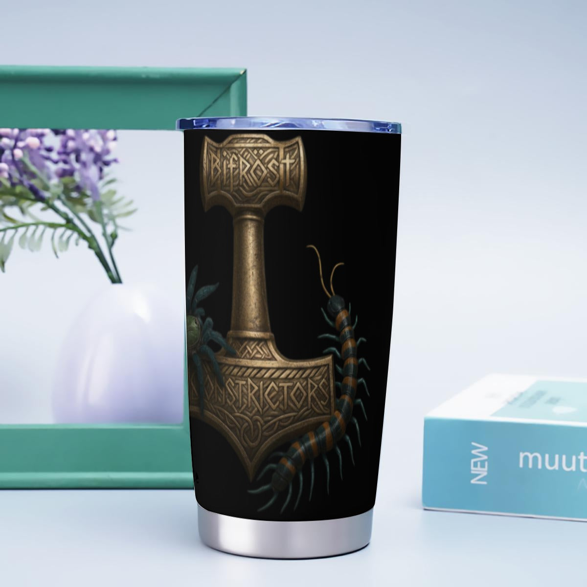 Valhalla 20OZ Tumbler With Sliding Lid Printed in USA
