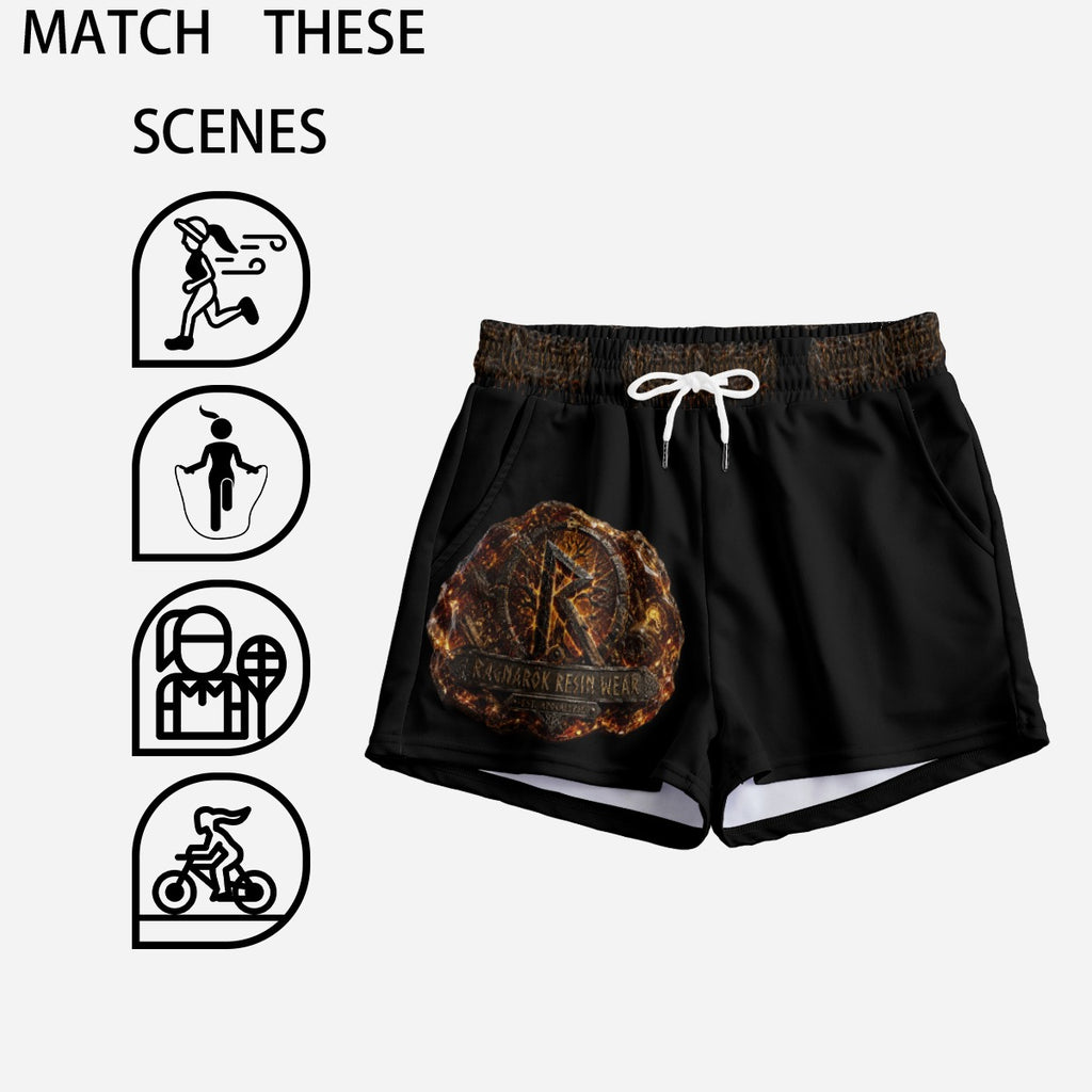 Ragnarök Resin Wear Women's Casual Shorts