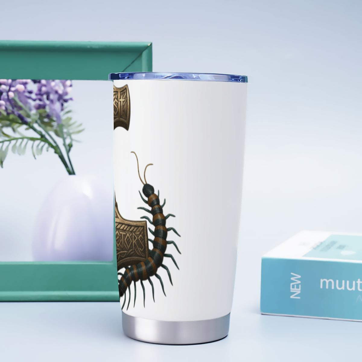 Logo 20OZ Tumbler With Sliding Lid Printed in USA