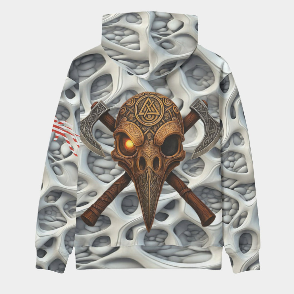 White web Men's Pullover Hoodie