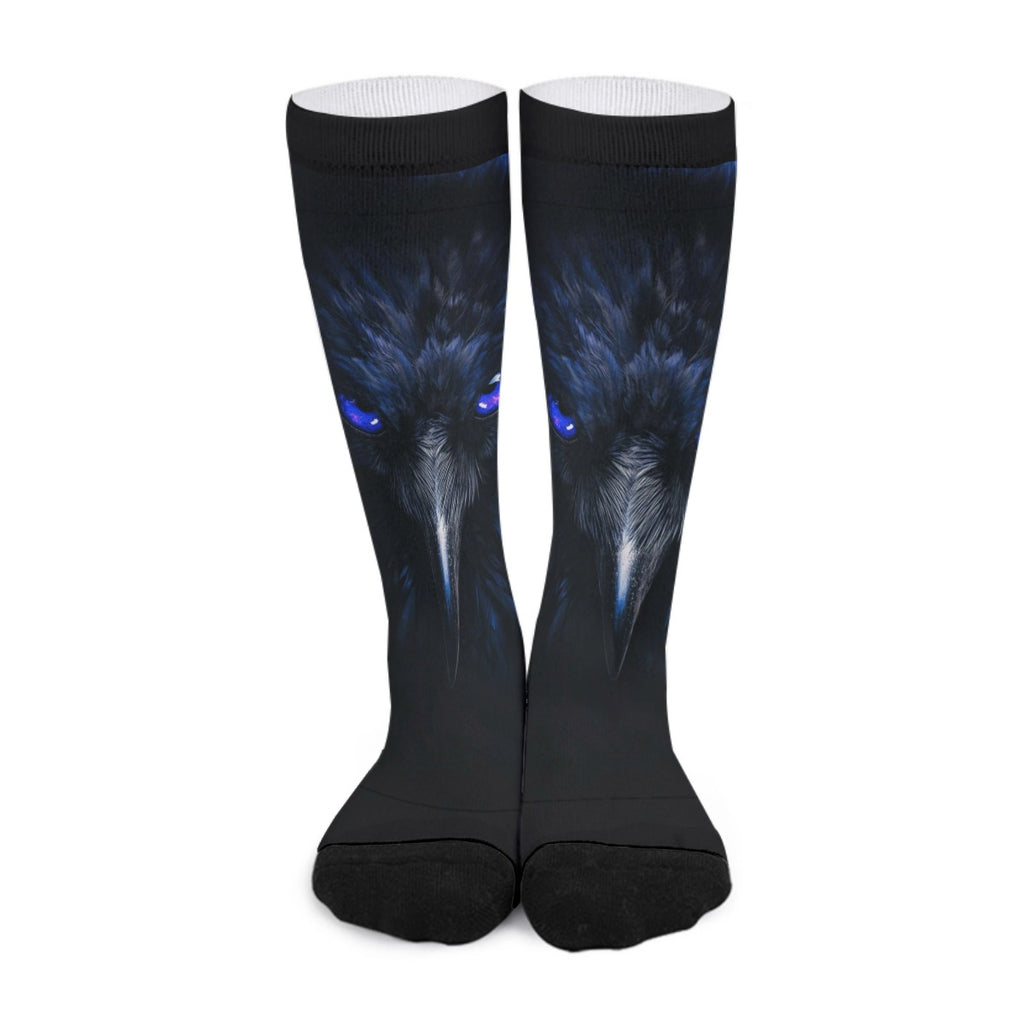 Raven Unisex Long Socks