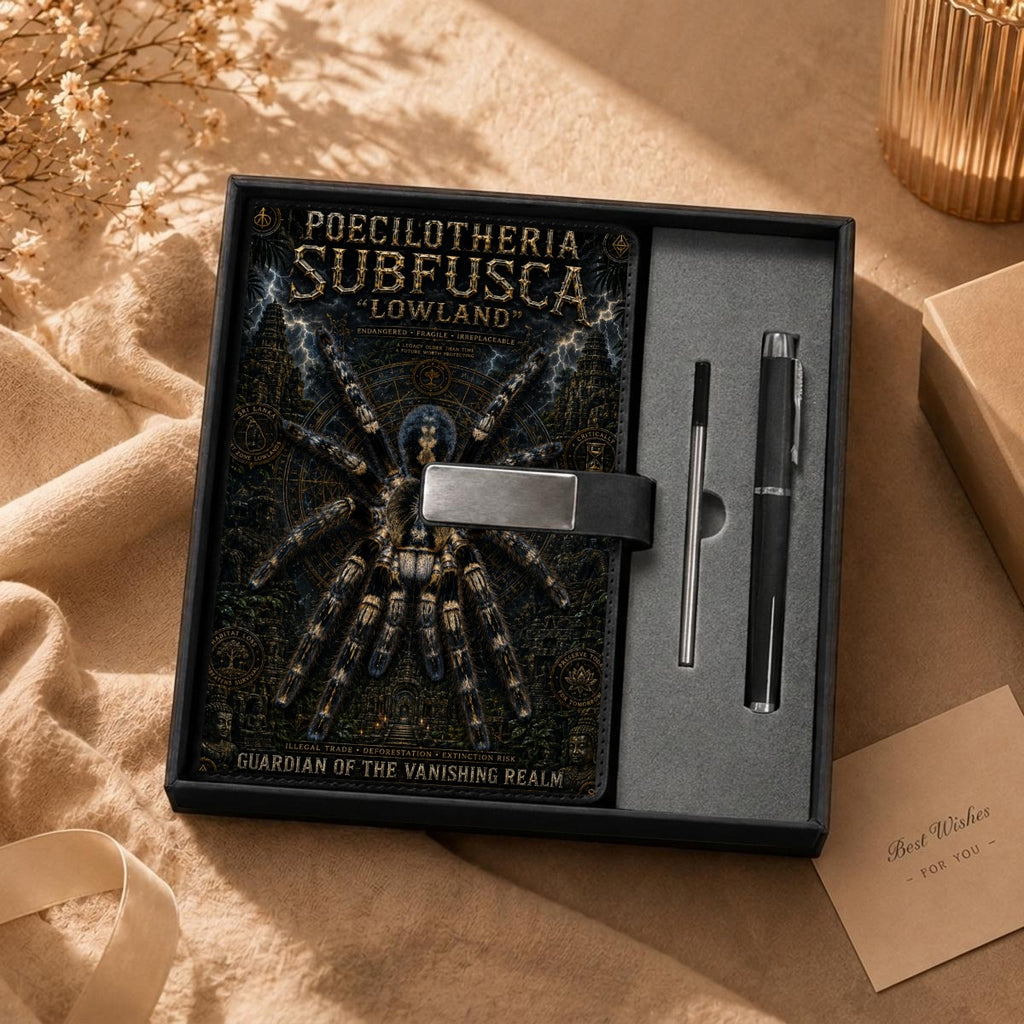P. Subfusca Notebook Gift Set with Metal Pen