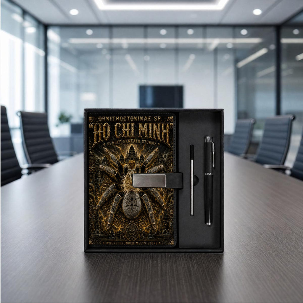 Ho Chi Minh Notebook Gift Set with Metal Pen