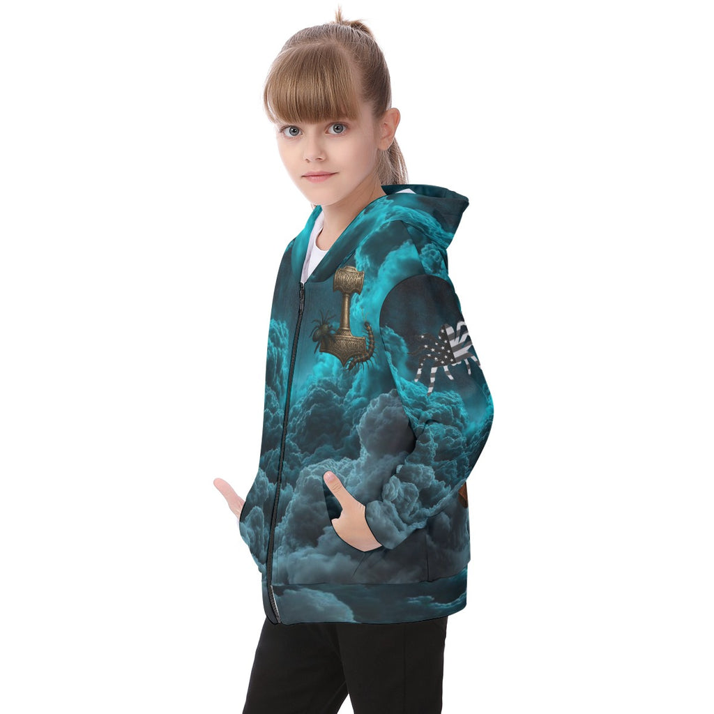 Kid's Heavy Fleece Zip Up Hoodie