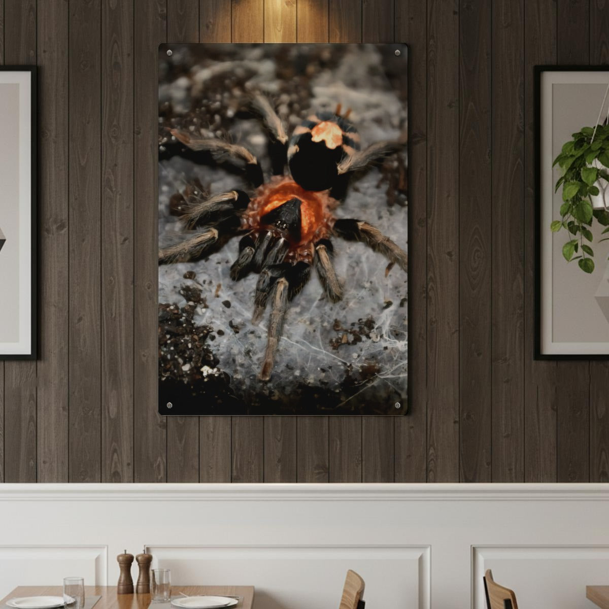 C. Elegans Thickend Rectangular Iron Wall Painting|Vertical 2:3
