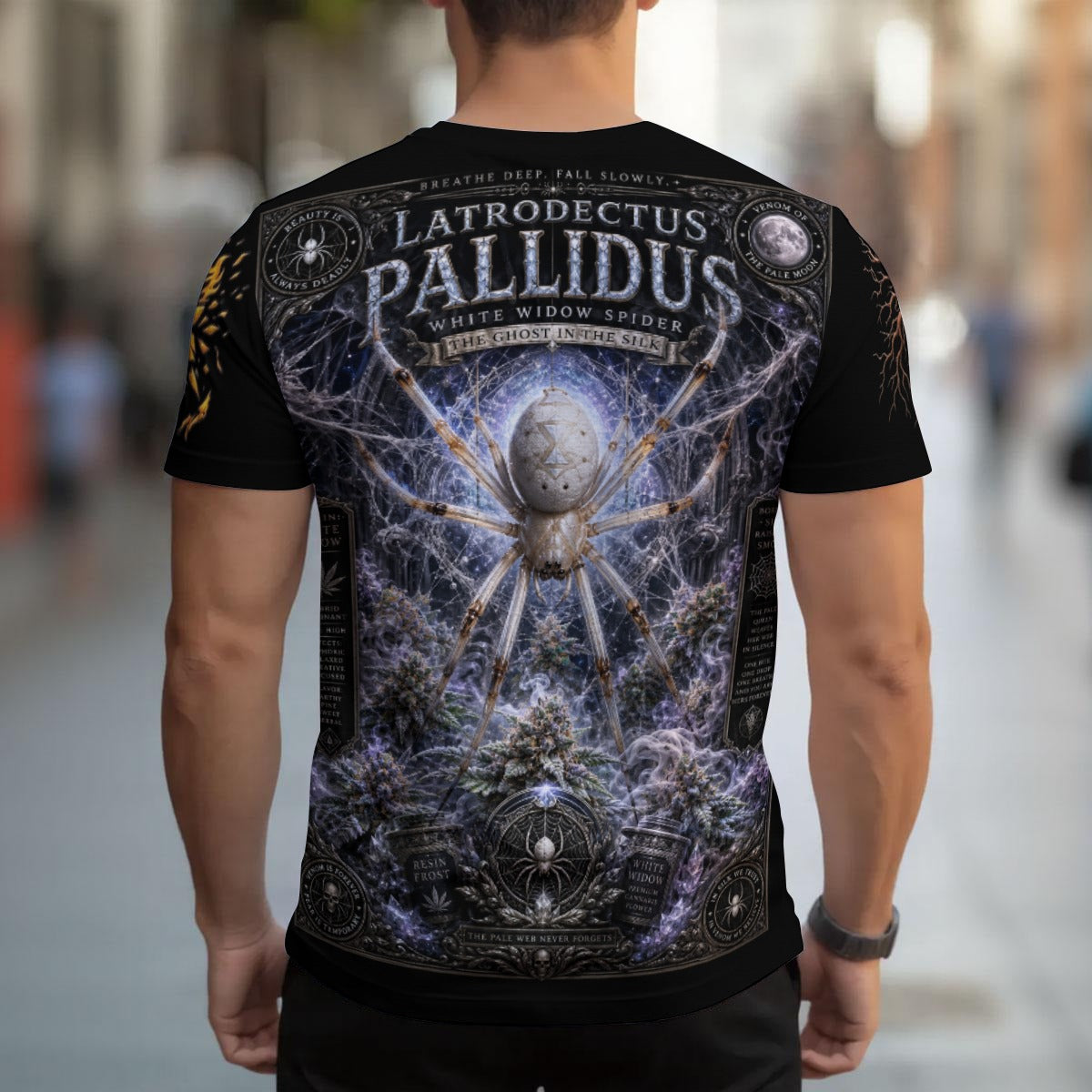 Latordectus Pallidus 420 Strain Men's T-shirt | Birdseye