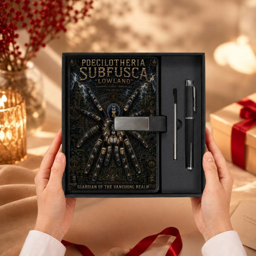 P. Subfusca Notebook Gift Set with Metal Pen