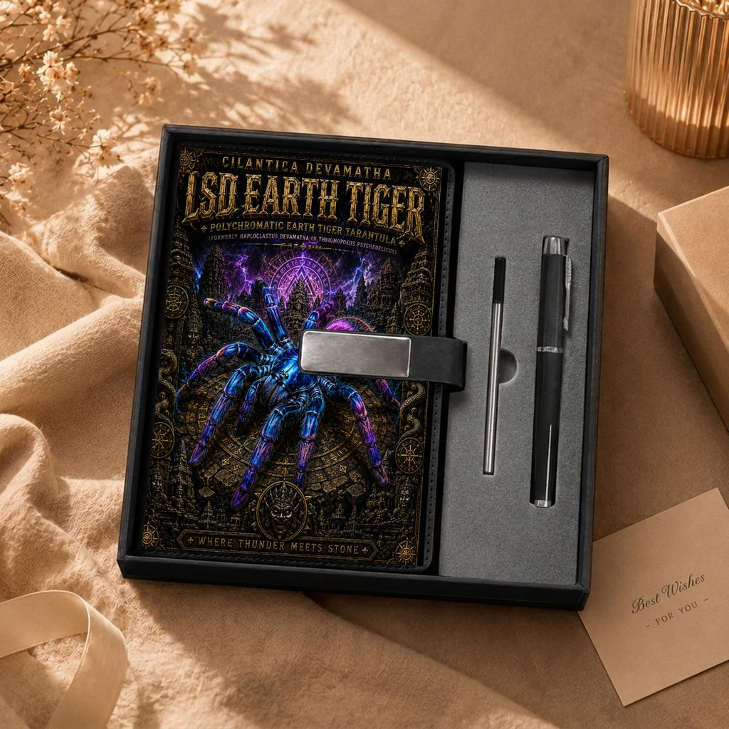 LSD Earthtiger Notebook Gift Set with Metal Pen
