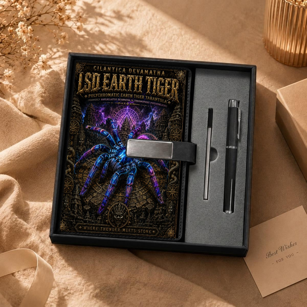 LSD Earthtiger Notebook Gift Set with Metal Pen