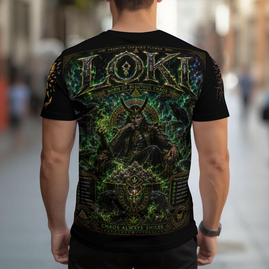 LOKI 420 Strain Men's T-shirt | Birdseye
