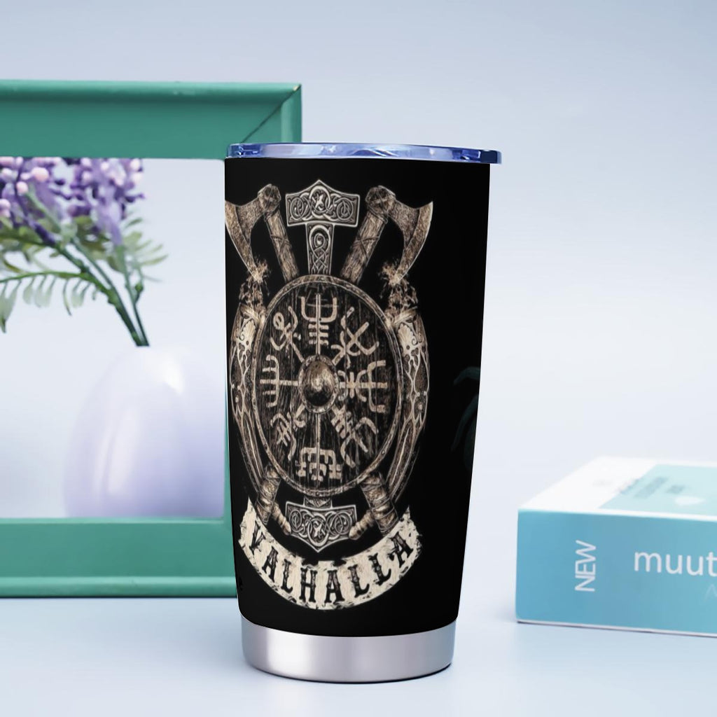 Valhalla 20OZ Tumbler With Sliding Lid Printed in USA