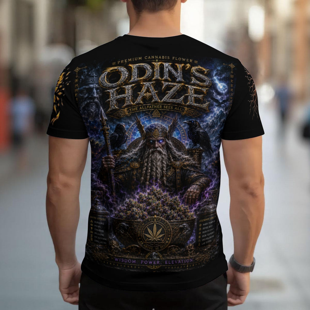 Odin's Haze 420 Strain Men's T-shirt | Birdseye