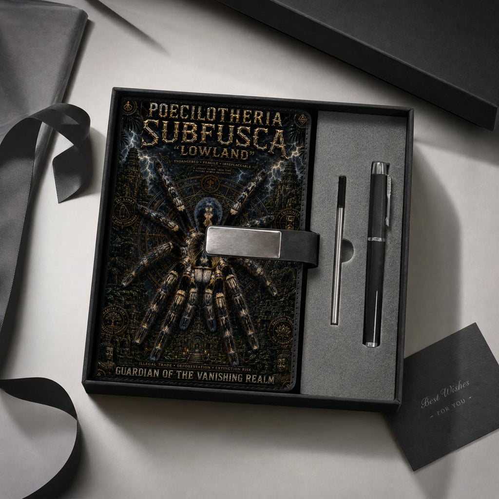 P. Subfusca Notebook Gift Set with Metal Pen