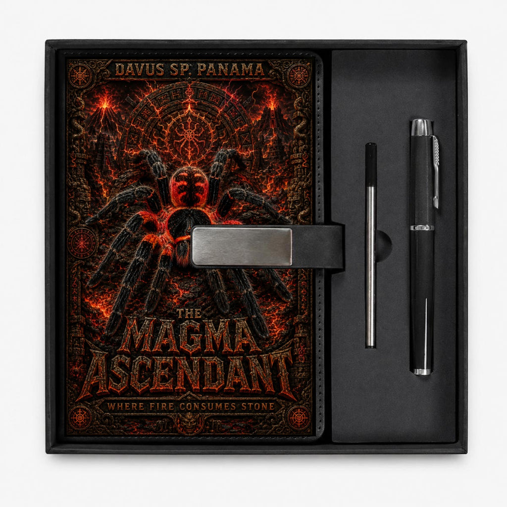 Lava Notebook Gift Set with Metal Pen