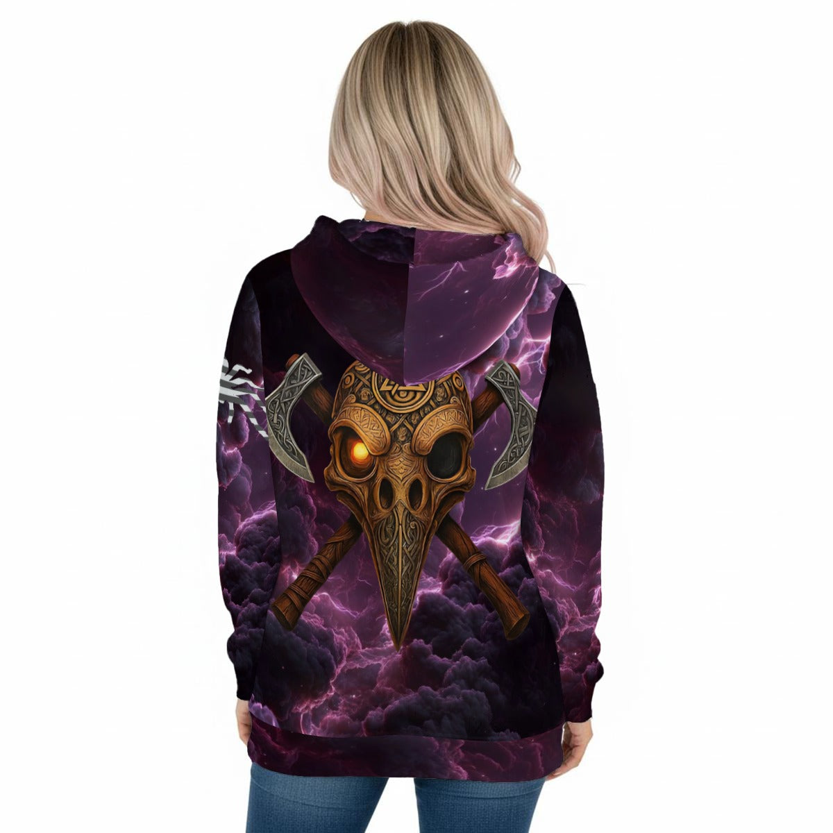 Women's Pullover Hoodie With Drawstring