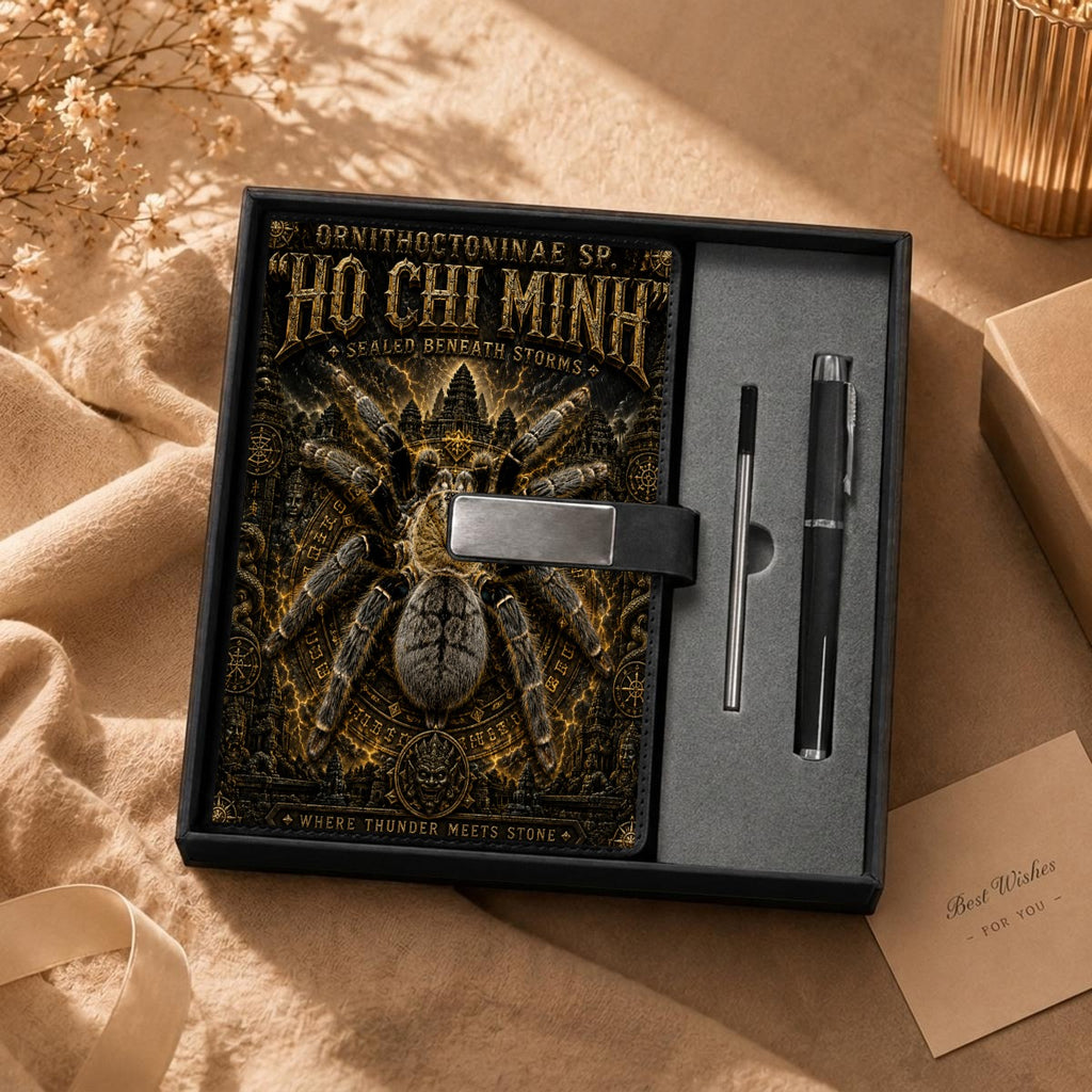 Ho Chi Minh Notebook Gift Set with Metal Pen