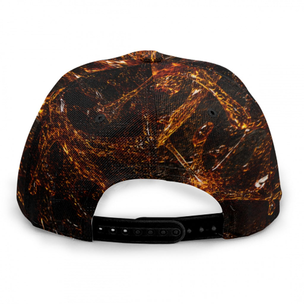 Baseball Cap With Flat Brim