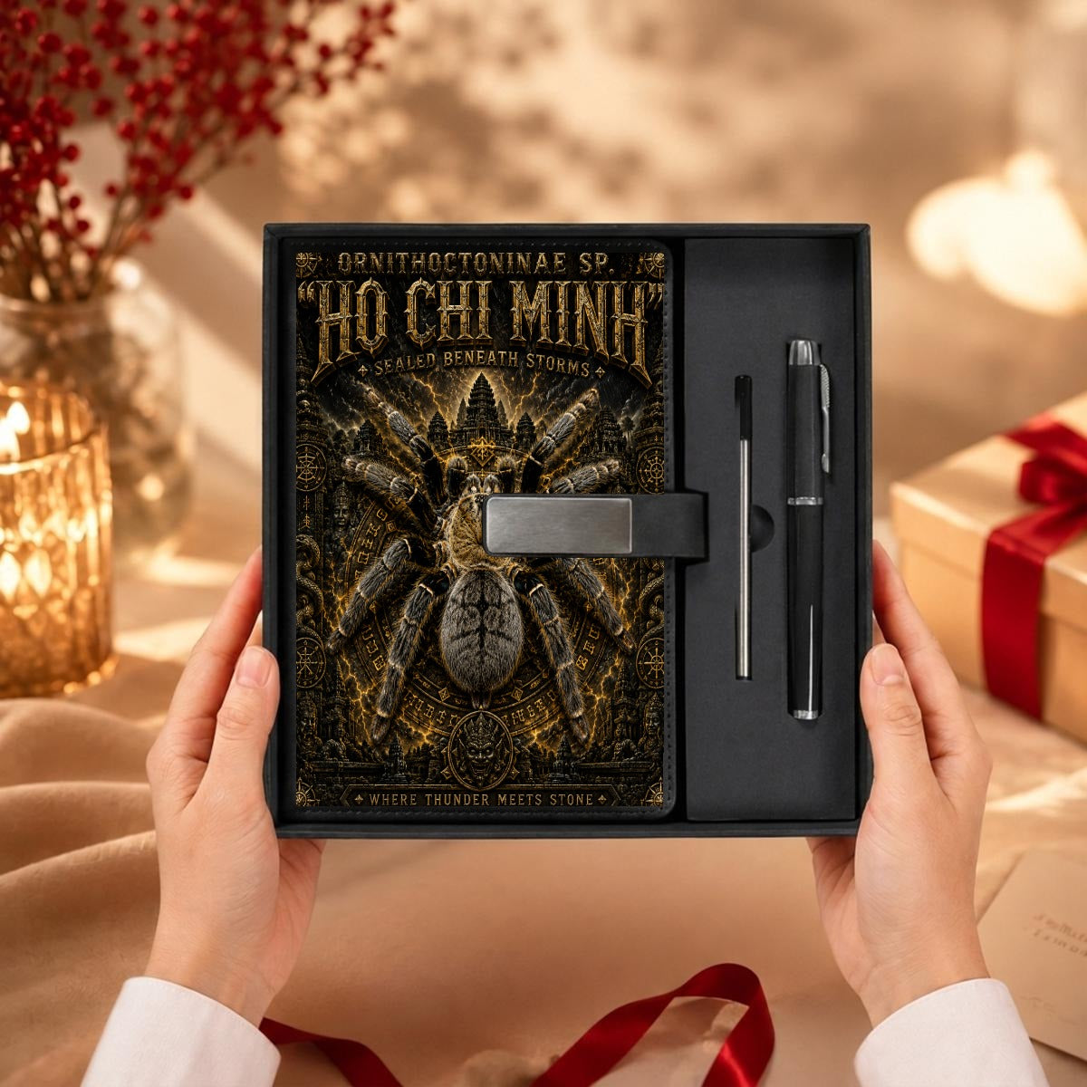 Ho Chi Minh Notebook Gift Set with Metal Pen