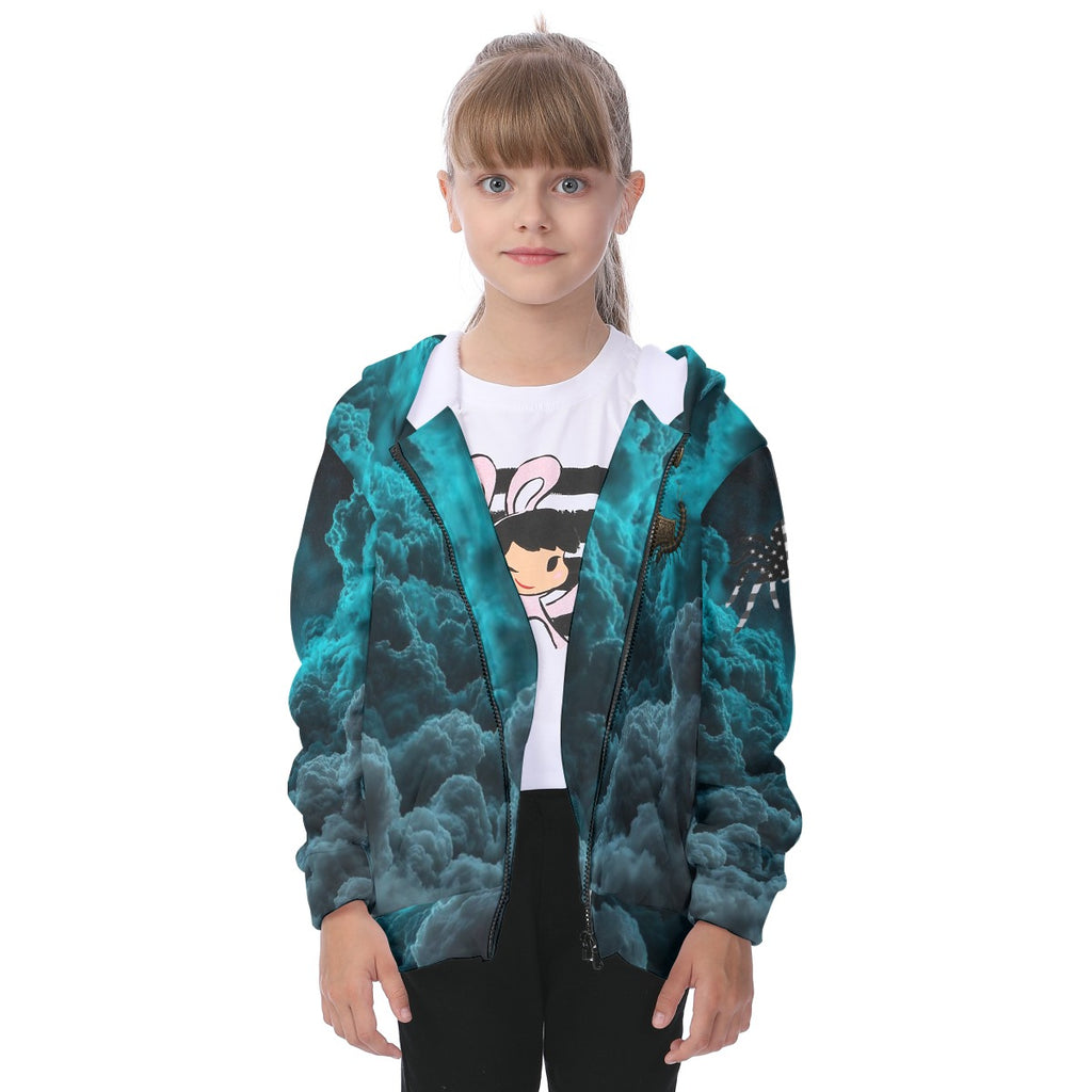 Kid's Heavy Fleece Zip Up Hoodie