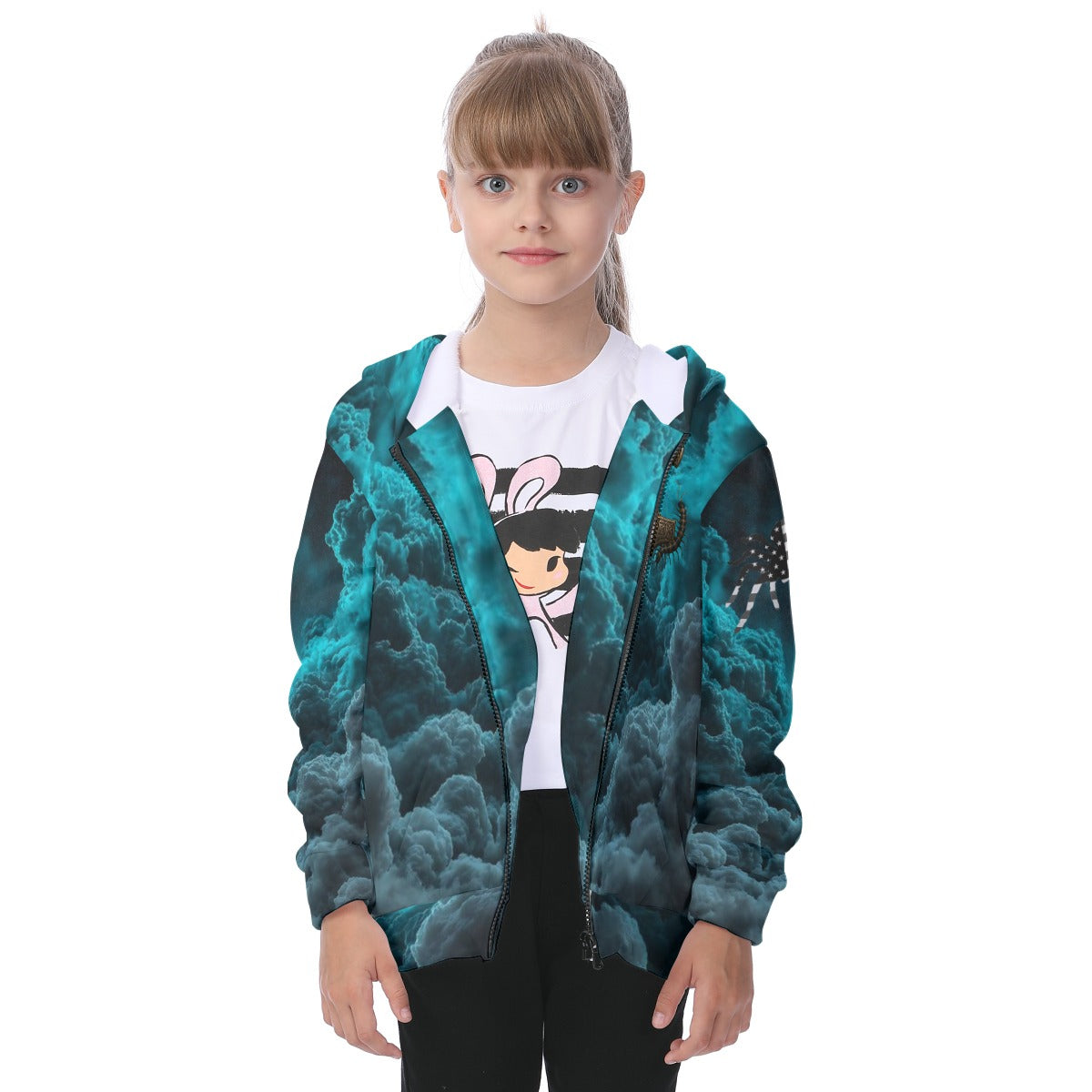 Kid's Heavy Fleece Zip Up Hoodie