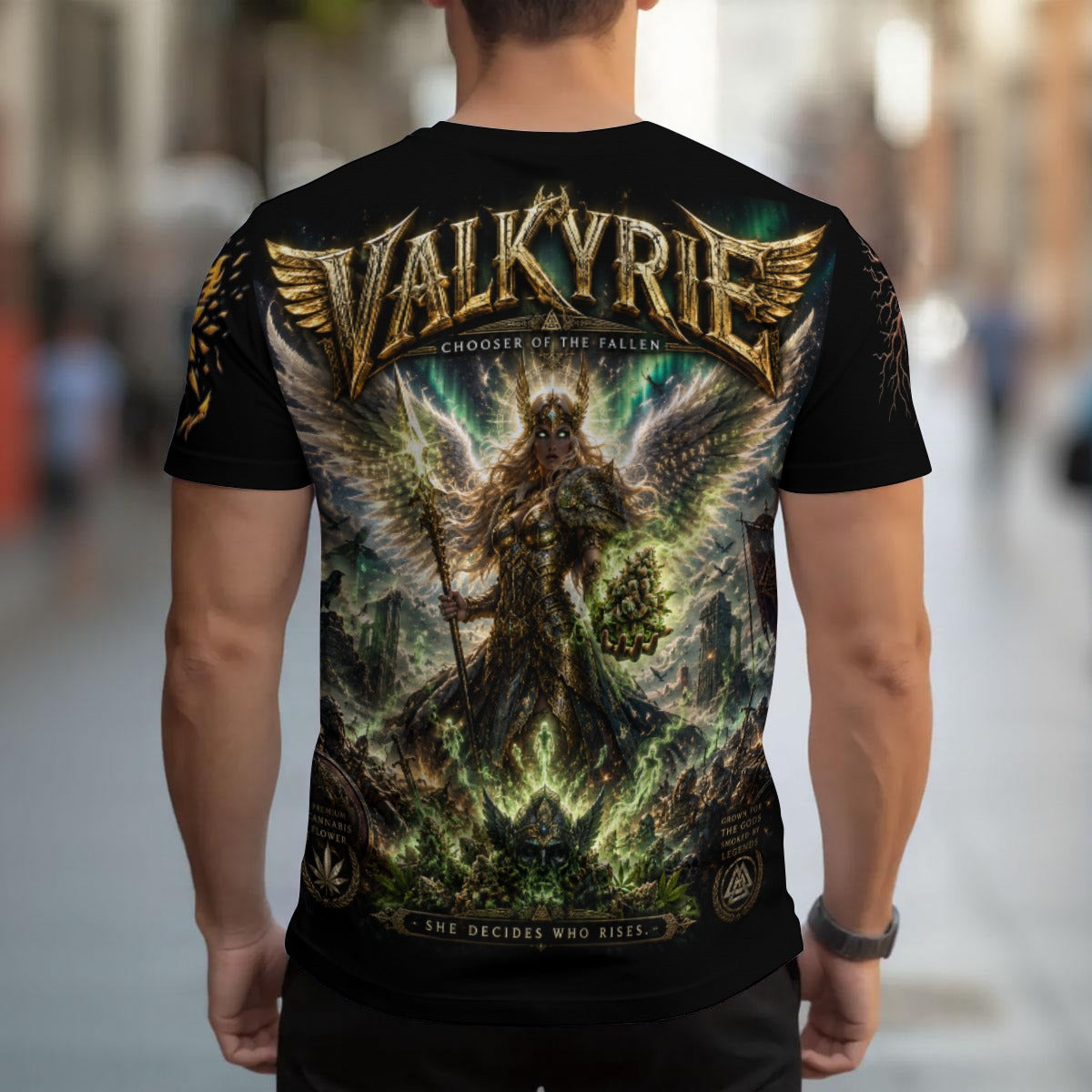 Valkyrie 420 Strain Men's T-shirt | Birdseye