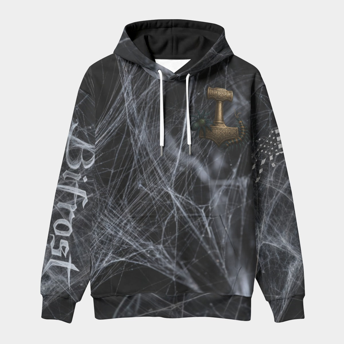 Webbed up Men's Pullover Hoodie