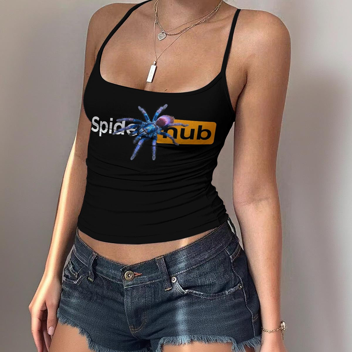 Spiderhub Women's Spaghetti Strap Tank Top