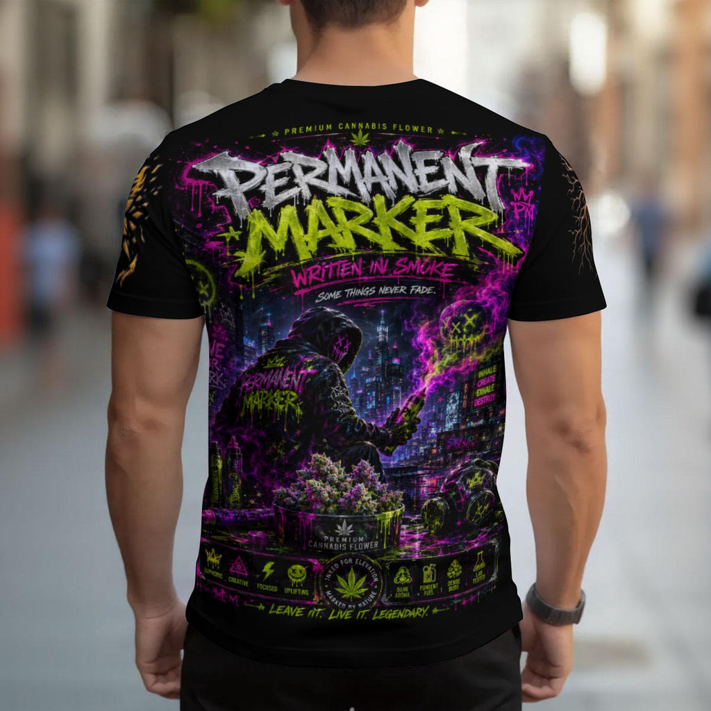 Permanent Marker 420 Strain Men's T-shirt | Birdseye