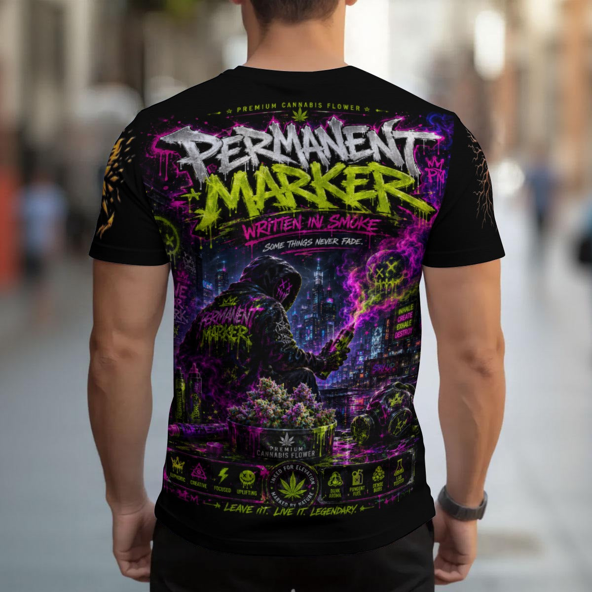 Permanent Marker 420 Strain Men's T-shirt | Birdseye