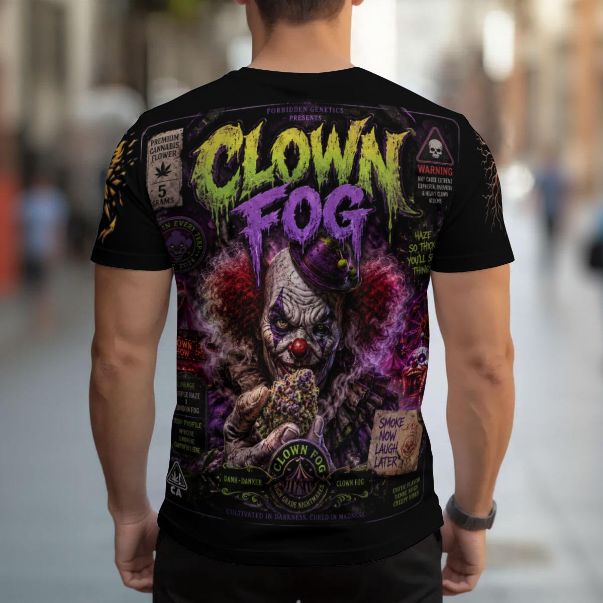 Clown Fog 420 Strain Men's T-shirt | Birdseye