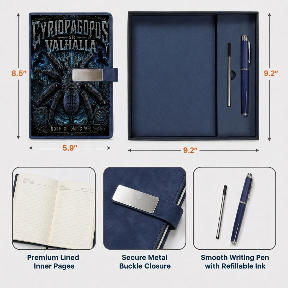 Valhalla Gift Set with Metal Pen