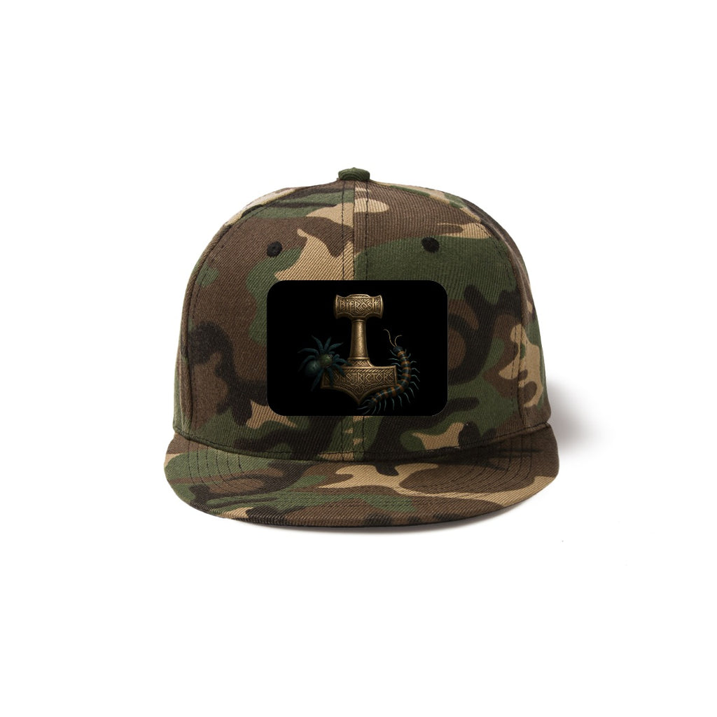 Snapback Hat with Metal Buckle