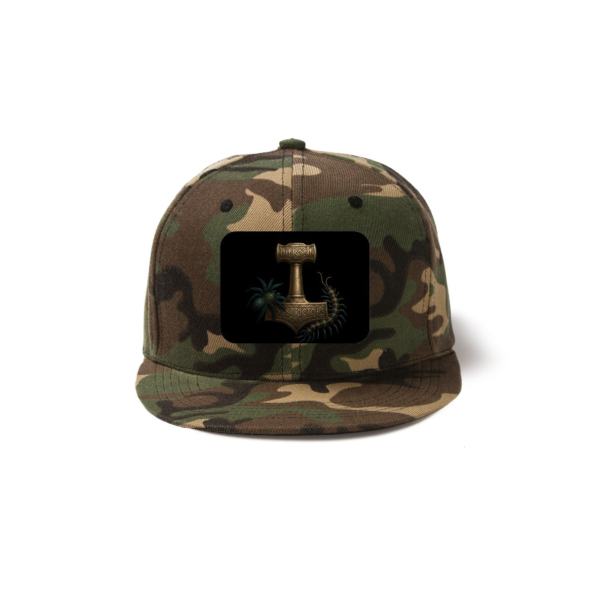 Snapback Hat with Metal Buckle